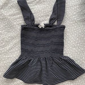 Madewell peplum tank top